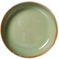 HKliving - Chef Ceramics tiefer Teller, Ø 19,3 cm, moss green von HKliving