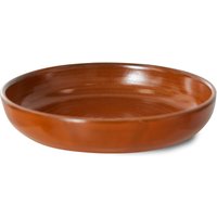 HKliving - Chef Ceramics tiefer Teller, Ø 21,5 cm, burned orange von HKliving