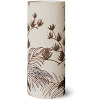 HKliving - Cylinder Leuchtenschirm, Ø 28,5 cm, floral von HKliving