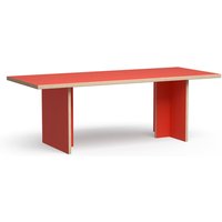 HKliving - Esstisch rechteckig, 220 cm, orange von HKliving