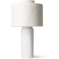 HKliving - Gesso Tischleuchte H 51 x Ø 28,5 cm, matt weiß von HKliving