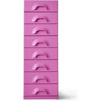 HKliving - Kommode mit 8 Schubladen, urban pink von HKliving
