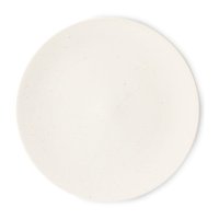 HKliving - Kyoto Teller, Ø 27,5 cm, weiß gesprenkelt von HKliving