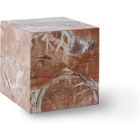 HKliving - Marble Block Table, 30 cm rosa von HKliving