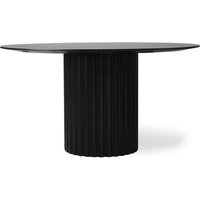 HKliving - Pillar Esstisch rund, Ø 140 cm, schwarz von HKliving