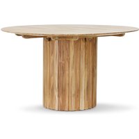 HKliving - Pillar Esstisch rund, Ø 140 cm, teak von HKliving