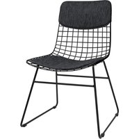 HKliving - Polster für Wire Chair, schwarz von HKliving