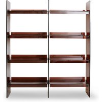 HKliving - Regalsystem aus Acryl, smokey brown / 160 cm von HKliving