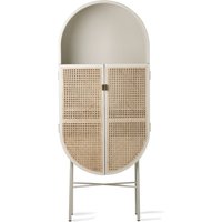 HKliving - Retro Schrank oval, grau/grün von HKliving