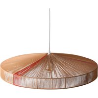 HKliving - Rope Pendelleuchte, Ø 70 x H 15 cm, terrakotta von HKliving