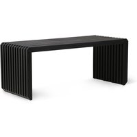 HKliving - Slatted Bank 96 cm, schwarz von HKliving