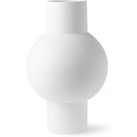 HKliving - Vase M, Ø 21 x H 32 cm, matt weiß von HKliving