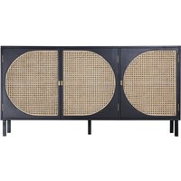 HKliving - Webbing Sideboard, schwarz von HKliving