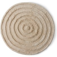 HKliving - Wollteppich, Ø 150 cm, cream von HKliving