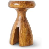 HKliving - Wooden Hocker, chestnut von HKliving