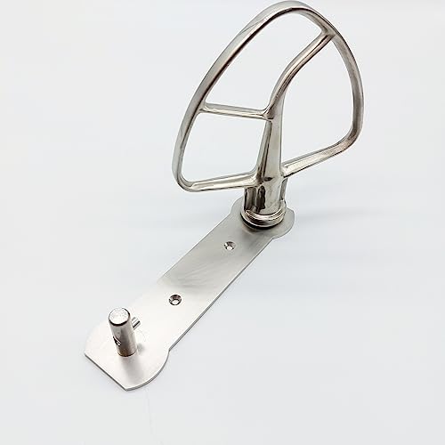 Edelstahl Halterung Silber kompatibel für Zwei KitchenAid Rührer zur Aufbewahrung Ordnung nachhaltig 19 x 4 x 5 cm von HL-Perfektion-in-Edelstahl