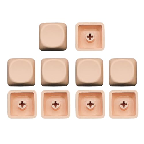 10 Stück PBTs, keine Gravur-Rohlinge, Tastenkappen, MOA, Höhe 1U, Färben, Sublimations-Tastenkappen für MX-Schalter von HLBEST