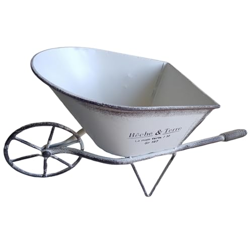 Dekorativer kleiner Übertopf aus Eisen, mit Rad, Vintage-Blumenhalter, Metall-Pflanztöpfe für Innen- und Außenbereich, Heim- und Gartendekoration Dekorativer kleiner Übertopf aus Eisen, mit Rad, Vintage-Blumenhalter, Metall-Pflanztöpfe für Innen- und Außenbereich, Heim- und Gartendekoration von HLBEST