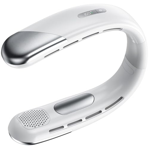 HLBEST Hängende Hälse Klimaanlagen Miniaturaufladbare Digitale Display Blatteless Elektroventilator Wearable Cooling Device Hälse Kühllüfter von HLBEST