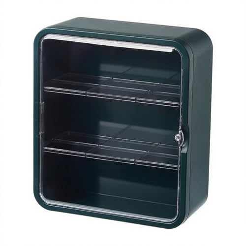 HLBEST Multiple Layer Wandmontage Für Anime Collectibles Anzeigeschrank Verstellbare Regale Staubdichtes Design Platzsparende Wandmontageorganisatoren von HLBEST