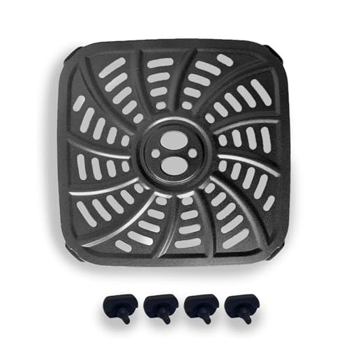 Metallluft Frittierende Kochmatten Quadratische Grillmatten Kohlenstoffstahlluft Fritteusen Pad 6qt Luft Frittierplatte Für Backen Geeignet von HLBEST