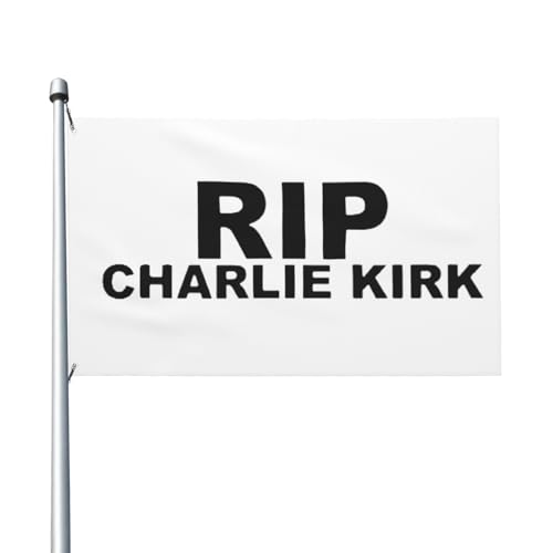 RIP Charlie Kirk Flagge 3x5 Ft Dekorative Doppel-Nähte Banner Outdoor Yard Flaggen RIP Charlie Kirk Flagge 3x5 Ft Dekorative Doppel-Nähte Banner Outdoor Yard Flaggen von HLBSDM