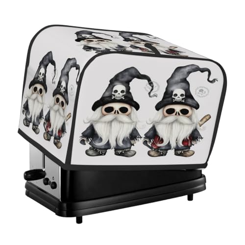 Toasterabdeckung für 2 Scheiben, Halloween-Aquarell, schwarzer Gnom, universeller, staubdichter und wasserdichter Toasterschutz, kratzfester Stoff für Küchengeräte Toasterabdeckung für 2 Scheiben, Halloween-Aquarell, schwarzer Gnom, universeller, staubdichter und wasserdichter Toasterschutz, kratzfester Stoff für Küchengeräte von HLBSDM