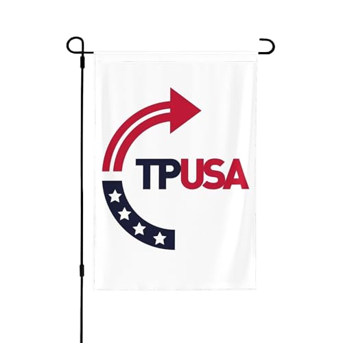 Tpusa Turning Point USA Gartenflagge, doppelseitig, Hofflaggen, Hausbanner, Schild, 31,8 x 45,7 cm Tpusa Turning Point USA Gartenflagge, doppelseitig, Hofflaggen, Hausbanner, Schild, 31,8 x 45,7 cm von HLBSDM