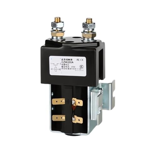 CZW200A DC Contactor, High Current Contactor Suitable For Battery Vehicles Cars Cleaning Vehicles 12V 24V 36V 48V 60V 72V(48V) von HLFLBAVATW
