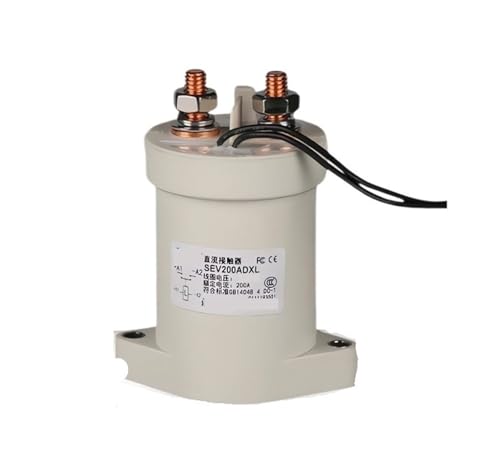 DC Power Electric Relay Switch, SEV200AD High Voltage Charging Station DC Contactor, For EV Charger 12V 24V 36V 48V 72V(1NC,24V) von HLFLBAVATW