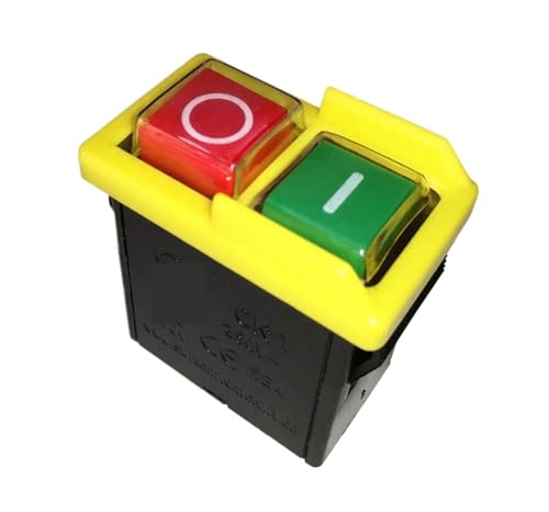 Electromagnetic On Off Push Button Switch, CK1 6(4) A 250VAC CK-1, Starting Switches For Grinding Machine von HLFLBAVATW