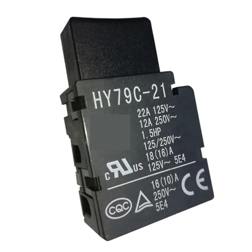 HY79C-21 Pushbutton Switch, 16A 125/250VAC Industrial Lock On ON OFF Switches For Trigger Drill Saw Cutter Hammer Grinder HY79C-21 Pushbutton Switch, 16A 125/250VAC Industrial Lock On ON OFF Switches For Trigger Drill Saw Cutter Hammer Grinder von HLFLBAVATW