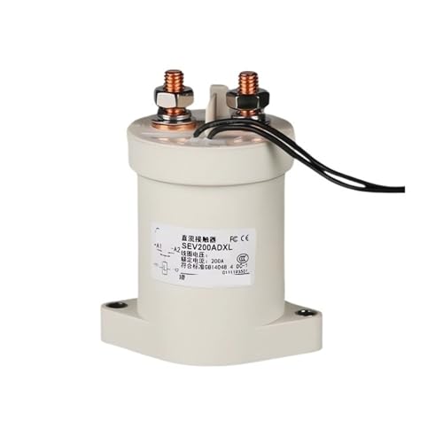 High Voltage Vacuum DC Contactor SEV200A, 12V/24V/48V DC Relay Power Motor Control Tool Electric Motor(1NO,24V) von HLFLBAVATW