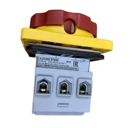 Isolation Transfer Switch 3LD2203-0TK53, 3P 32A Red And Yellow For Industrial Automation, Control Cabinets Isolation Transfer Switch 3LD2203-0TK53, 3P 32A Red And Yellow For Industrial Automation, Control Cabinets von HLFLBAVATW