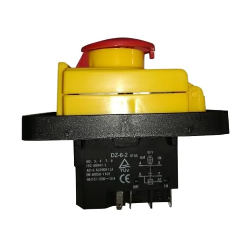 Pushbutton Switch, DZ-6-2 15A 250V IP55 Waterproof Electromagnetic Drill Push Button Magnetic Machine Switches Pushbutton Switch, DZ-6-2 15A 250V IP55 Waterproof Electromagnetic Drill Push Button Magnetic Machine Switches von HLFLBAVATW