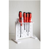 Schraubendreherhalter Für Skadis - Werkzeughalter Mit Wabenmuster 3D-Druck von HLGubareva