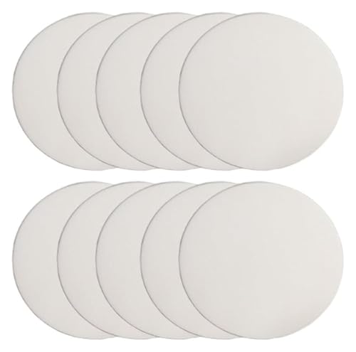 10 Stück Aluminiumoxid-Keramikplatten, Durchmesser 30 mm, Dicke der isolierenden Keramikscheibe 0,5–6 mm, geeignet for den Einsatz im Labor und an Maschinen(Thickness 2mm) von HLHLH