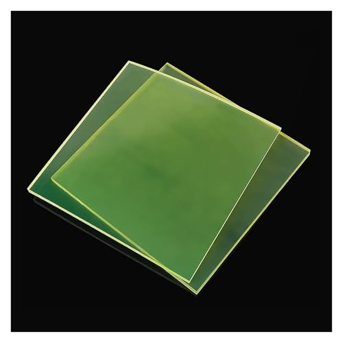 100 mm x 100 mm PU-Polyurethanplatte, Dicke 1 mm – 20 mm, verschleiß- und ölbeständige Isolierplatte, Dichtungspuffermaterial for Heimwerker und Bau, 2er-Pack(2.5mm) von HLHLH