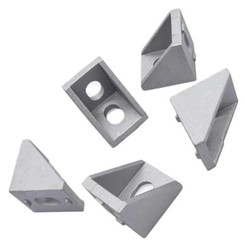 10Pcs 2020 2028 Ecke Fitting Winkel Aluminium 17x20x20 Stecker Halterung Verschluss for Drucker Router(1720) von HLHLH