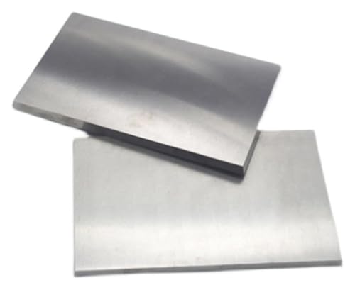 2 Stück Reinzinnblech 100 × 100 × 0,1 mm - 100 × 100 × 0,5 mm, dünne Sn-Metallplatte, geeignet for die Metallverarbeitung und Laborforschung(100x100x0.1mm) von HLHLH