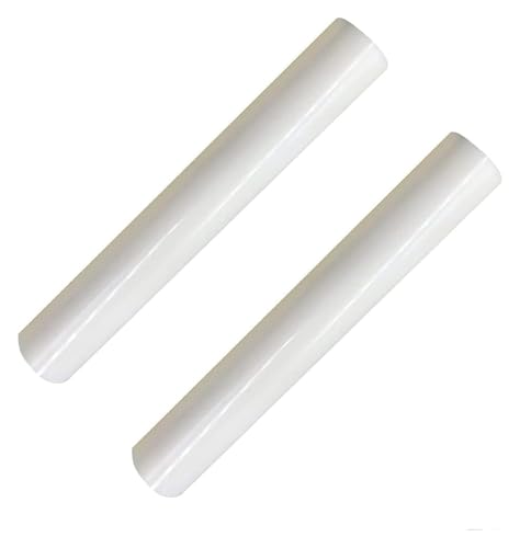 2 Stück Spiegel-Zirkonoxid-Keramikstäbe, Isolierkeramikstäbe 11 × 100 mm - 15 × 100 mm, geeignet for Versuchsgeräte(Diameter 12mm) von HLHLH