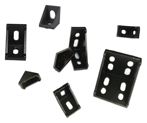 2020 2028 3030 3060 4040 4080 6060 20/30/40/45/60 aluminium Profil Stecker Router Ecke Halterung 2040 3060 6060(Noir,10PCS 2040) von HLHLH