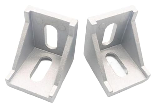 50/100 Stück 2020 2028 Serie Aluminiumhalterung Eckwinkelhalterung for Anschluss-Aluminiumprofilbeschläge(2020 Series 50Pcs) von HLHLH