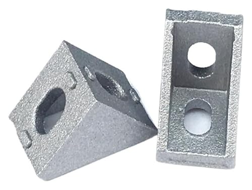 50 stücke 2020 Ecke Fitting Winkel Aluminium 20x20x17mm L Stecker Halterung Verschluss 2020 Industrielle Aluminium Profil von HLHLH