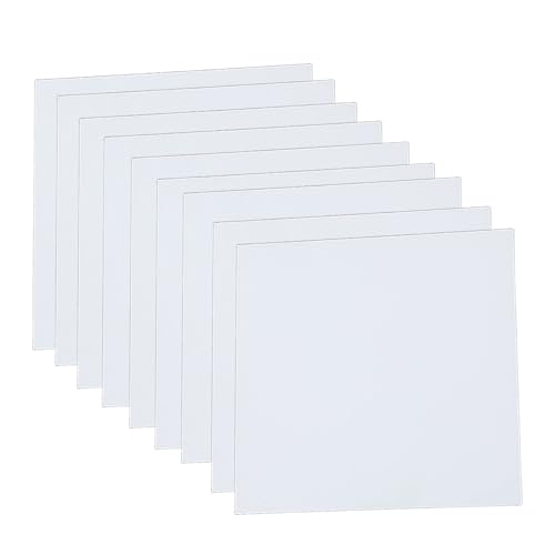 Aluminiumoxid-Keramikplatten, 10 Stück Aluminiumoxid-Keramikplatten 10 × 10 mm, quadratische Isolierplattendicke 0,25–1 mm, geeignet for industrielle Anwendungen, 10 × 10 × 0,25 mm(10x10x0.5mm) von HLHLH