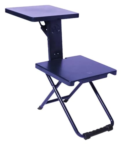 HLHLH Campingstuhl, Faltbarer Angelstuhl for den Außenbereich, multifunktionaler Klapphocker, tragbarer Schreibstuhl for den Außenbereich, Angelwerkzeuge(Aviation Blue) von HLHLH