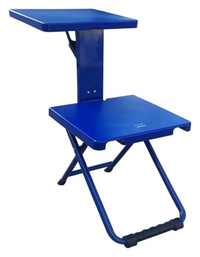 HLHLH Campingstuhl, Faltbarer Angelstuhl for den Außenbereich, multifunktionaler Klapphocker, tragbarer Schreibstuhl for den Außenbereich, Angelwerkzeuge(Fire Blue) von HLHLH