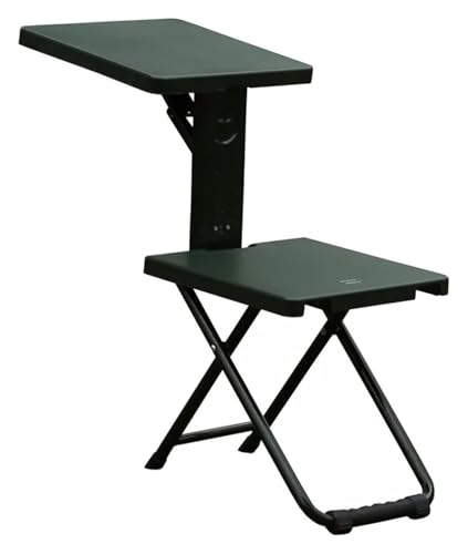 HLHLH Campingstuhl, Faltbarer Angelstuhl for den Außenbereich, multifunktionaler Klapphocker, tragbarer Schreibstuhl for den Außenbereich, Angelwerkzeuge(Green) von HLHLH