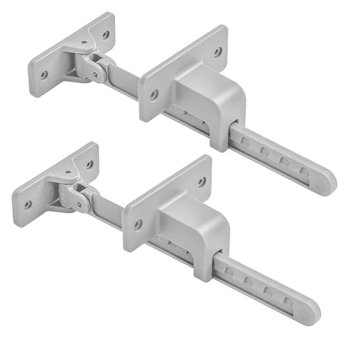 HLHLH Sicherheitsschlösser, Fenster-Sicherheitsschlösser, Fensterbegrenzerhaken, Fensterstopper, Tür-Diebstahlschutzbegrenzer, verwenden, 3M VHB-Kleber, kein Werkzeug oder BOH von HLHLH
