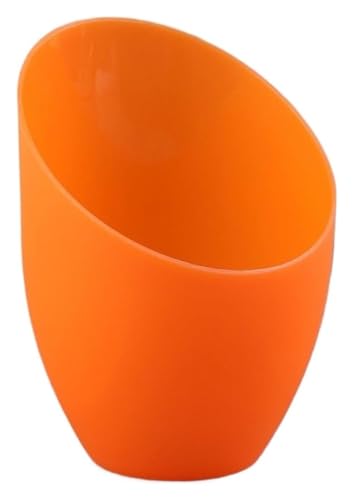 Lampenschirm 3-teilige Lampenabdeckung aus Kunststoff, einfache Lampenschirme for Zuhause, schickes Lichtzubehör, schräger Hufeisen-Lampenschirm, Lampenabdeckung aus Kunststoff(Orange42mm) von HLHLH